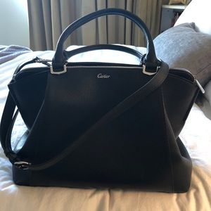 C DE Cartier Leather bag, small model